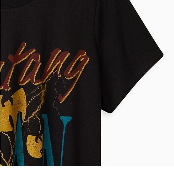 New Torrid WuTang Clan Crew Neck Tee Black 4XL - Picture 4 of 8